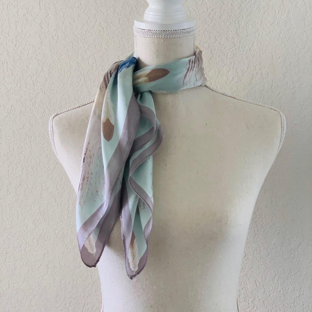 Silky scarves
